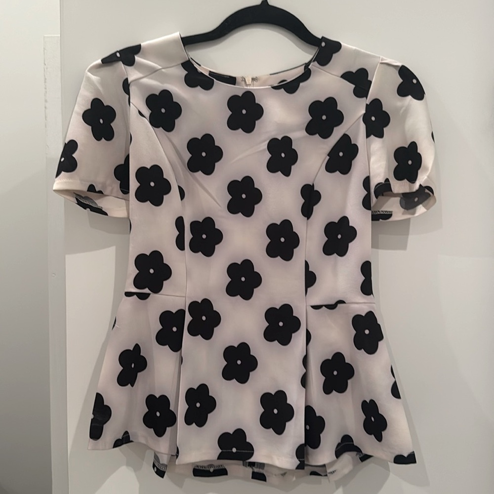 Floral Peplum Top